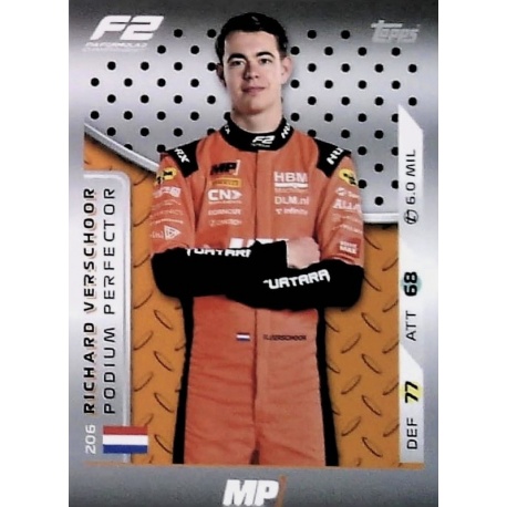 Richard Verschoor F2 Podium Perfectors 206