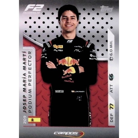 Josep Maria Martí F2 Podium Perfectors 209
