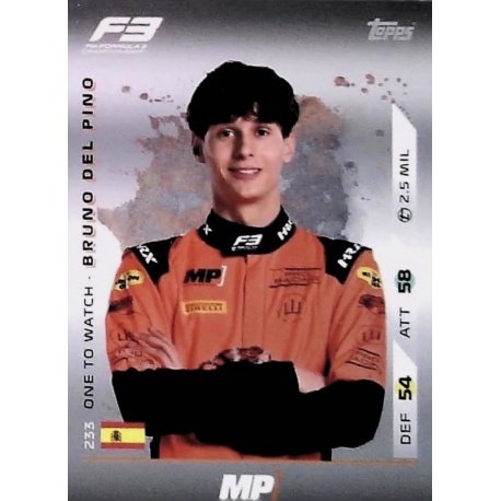 Bruno Del Pino F3 Ones to Watch 233