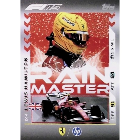 Lewis Hamilton Rainmaster 244
