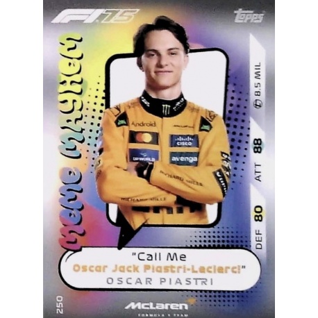 Oscar Piastri Meme Mayhem 250