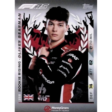 Oliver Bearman Rookie Rising 258