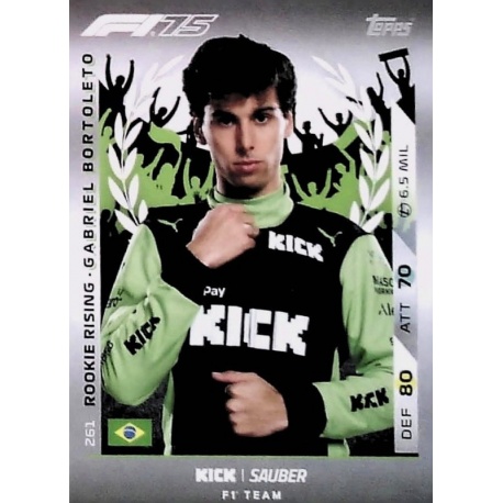 Gabriel Bortoleto Rookie Rising 261