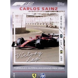 Carlos Sainz Victory Lap 2024 F1 Race winners 264