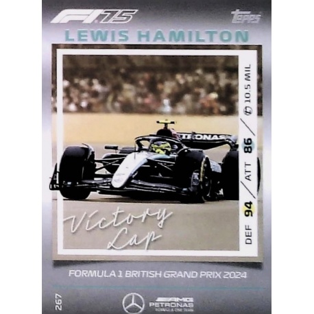 Lewis Hamilton Victory Lap 2024 F1 Race winners 267