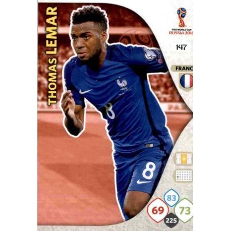 Thomas Lemar Francia 147 Adrenalyn XL Russia 2018 