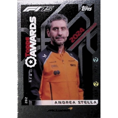 Andrea Stella - Team Principal of the Season Topps Awards 282