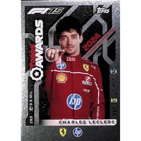 Charles Leclerc - Celebration of the Year Topps Awards 283
