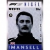Buy Cards Nigel Mansell F1 75 Icons of the Grid Cards F1 2025 Topps
