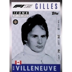 Gilles Villeneuve F1 75 Icons of the Grid 300