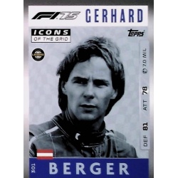 Gerhard Berger F1 75 Icons of the Grid 301