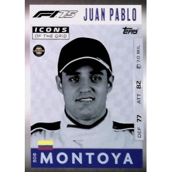 Juan Pablo Montoya F1 75 Icons of the Grid 308