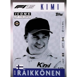 Kimi Raikkonen F1 75 Icons of the Grid 309