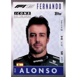 Fernando Alonso F1 75 Icons of the Grid 310