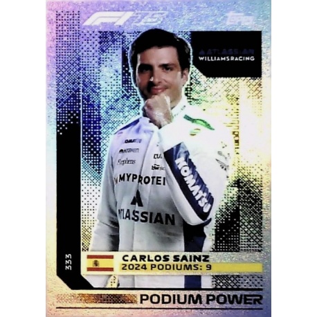 Carlos Sainz Podium Power 333