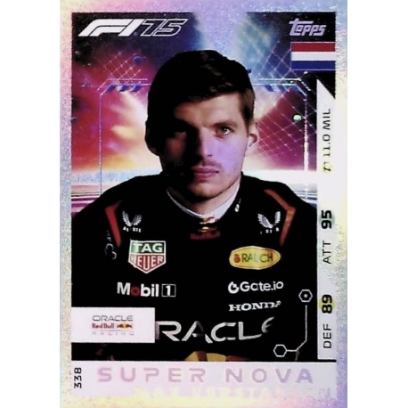 Max Verstappen F1 Super Nova 338