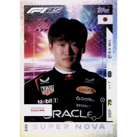 Yuki Tsunoda F1 Super Nova 339