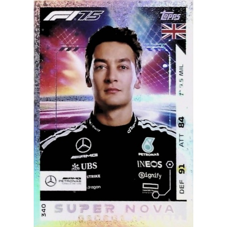 George Russell F1 Super Nova 340