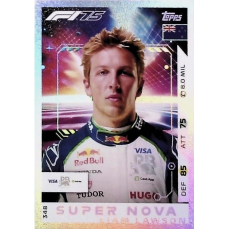 Liam Lawson F1 Super Nova 348