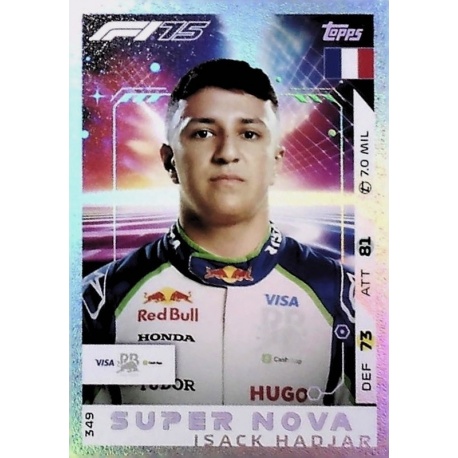 Isack Hadjar F1 Super Nova 349