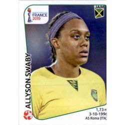 Allyson Swaby Jamaica 239 Panini Fifa Women's World Cup France 2019 