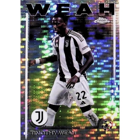 Timothy Weah Pulsar Refractor Juventus 88