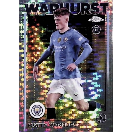 Matty Warhurst Pulsar Refractor Manchester City 92