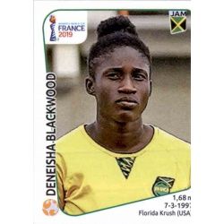 Deneisha Blackwood Jamaica 247 Panini Fifa Women's World Cup France 2019 