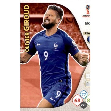 Olivier Giroud Francia 150 Adrenalyn XL World Cup 2018 