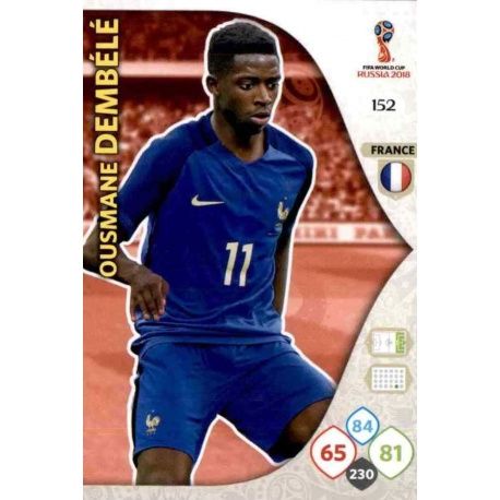 Ouamane Dembélé Francia 152 Adrenalyn XL World Cup 2018 