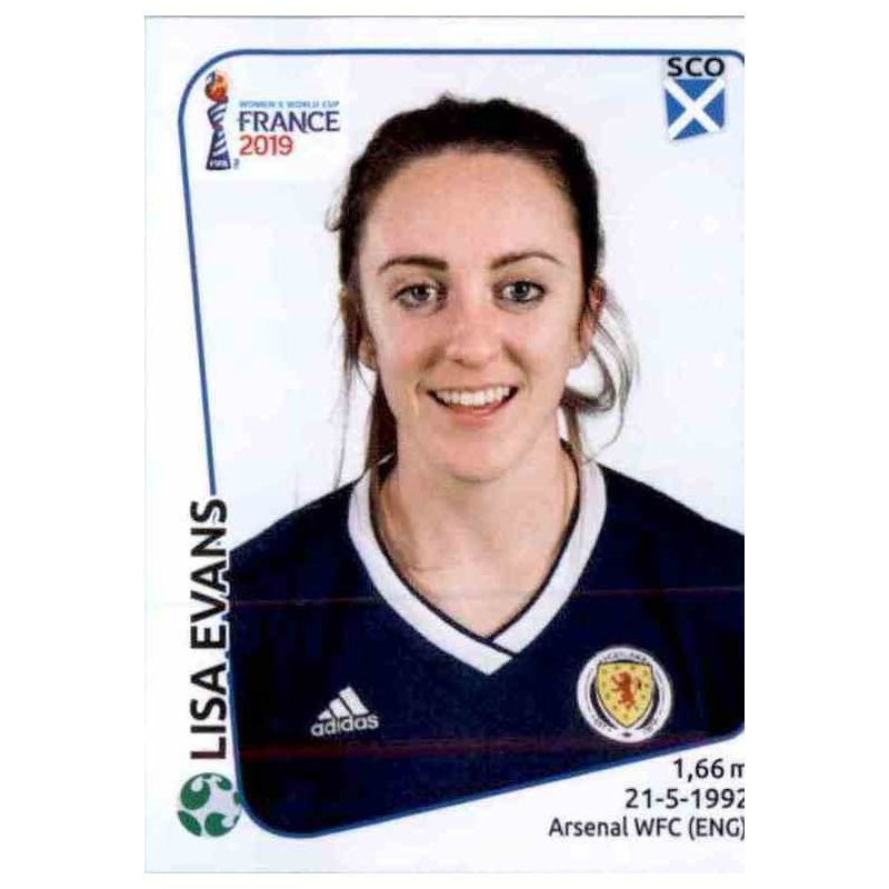 Lisa Evans Panini Frauen WM 2019 Sticker 286 Schottland 