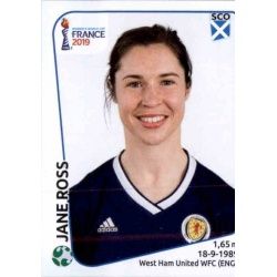 Jane Ross Scotland 288 Panini Fifa Women's World Cup France 2019 