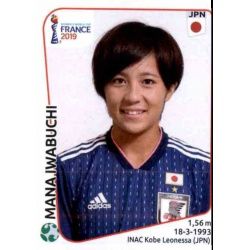 Mana Iwabuchi Japan 325 Panini Fifa Women's World Cup France 2019 