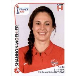 Shannon Woeller Canada 336 Panini Fifa Women's World Cup France 2019 