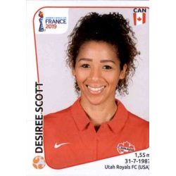 Desiree Scott Canada 337 Panini Fifa Women's World Cup France 2019 