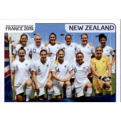 Alineación New Zealand 367 Panini Fifa Women's World Cup France 2019 