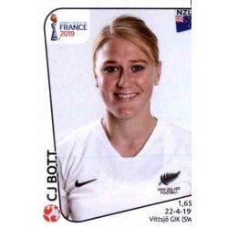 CJ Bott New Zealand 372 Panini Fifa Women's World Cup France 2019 