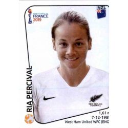 Ria Percival New Zealand 375 Panini Fifa Women's World Cup France 2019 