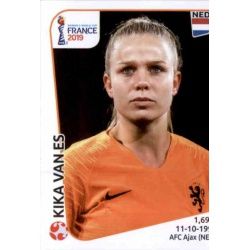 Kika van Es Netherlands 390 Panini Fifa Women's World Cup France 2019 