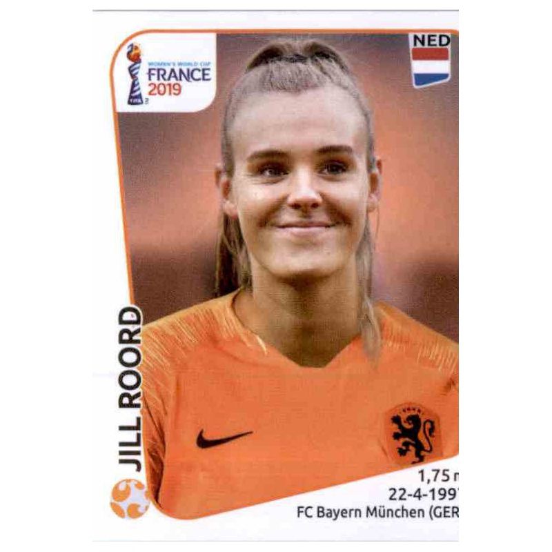 Niederlande Jill Roord Panini Frauen WM 2019 Sticker 395 