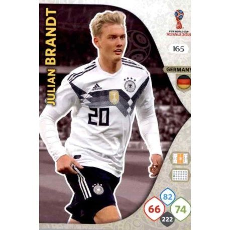 Julian Brandt Alemania 165 Adrenalyn XL Russia 2018 