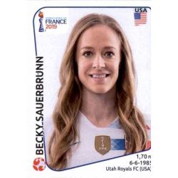 Becky Sauerbrunn United States 408 Panini Fifa Women's World Cup France 2019 