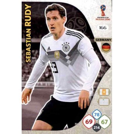 Sebastian Rudy Alemania 166 Adrenalyn XL Russia 2018 