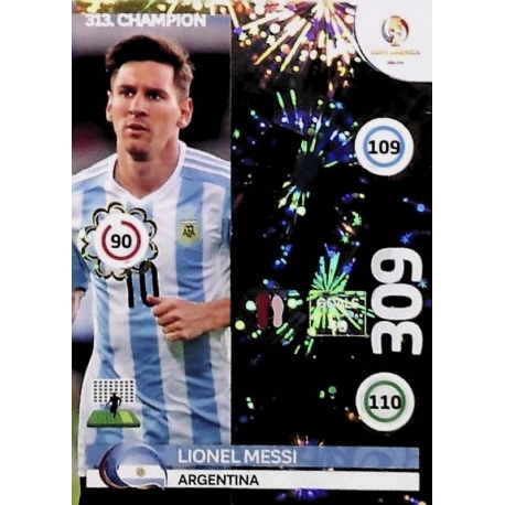 Lionel Messi Champion Argentina 313