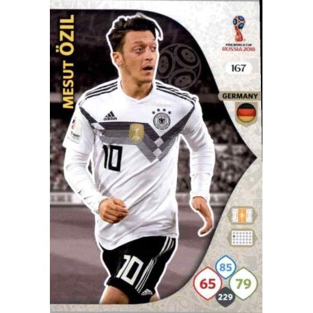 Mesut Özil Alemania 167 Adrenalyn XL Russia 2018 