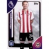Descubre  Mikkel Damsgaard Brentford Topps Premier League 2026 Debut Edition Trading Cards