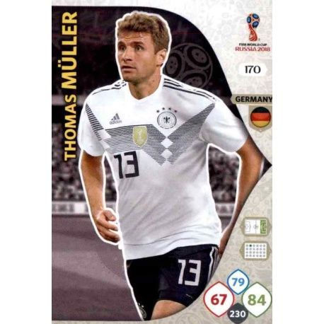 Thomas Müller Alemania 170 Adrenalyn XL Russia 2018 