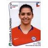 Daniela Zamora Chile 458 Panini Fifa Women's World Cup France 2019 