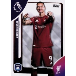 Descubre  Darwin Núñez Liverpool Topps Premier League 2026 Debut Edition Trading Cards