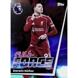 Soccer Cards Darwin Núñez Full Force Liverpool Topps Premier League 2026